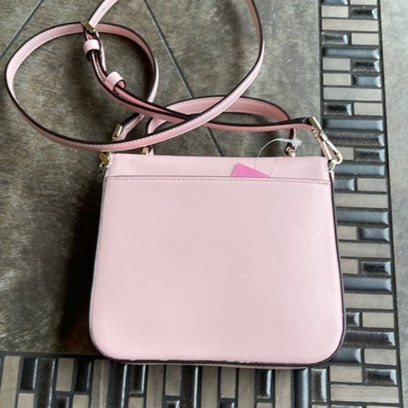 Kate Spade Staci Square Crossbody Chalk Pink - Picture 6 of 16